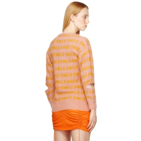 Stella McCartney Smile Spell Out Fluffy Words Cut Out Sweater - Picture 5 of 6